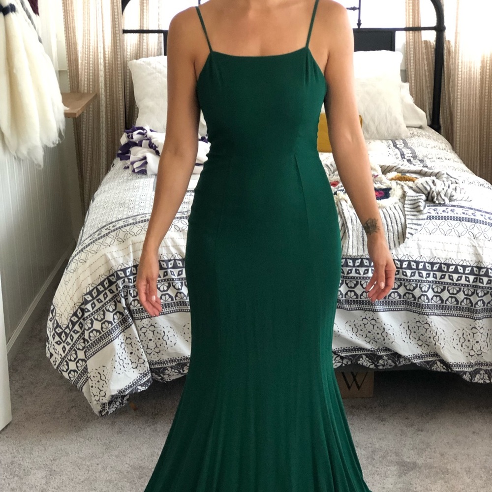 REFORMATION Dahlia Dress GREEN